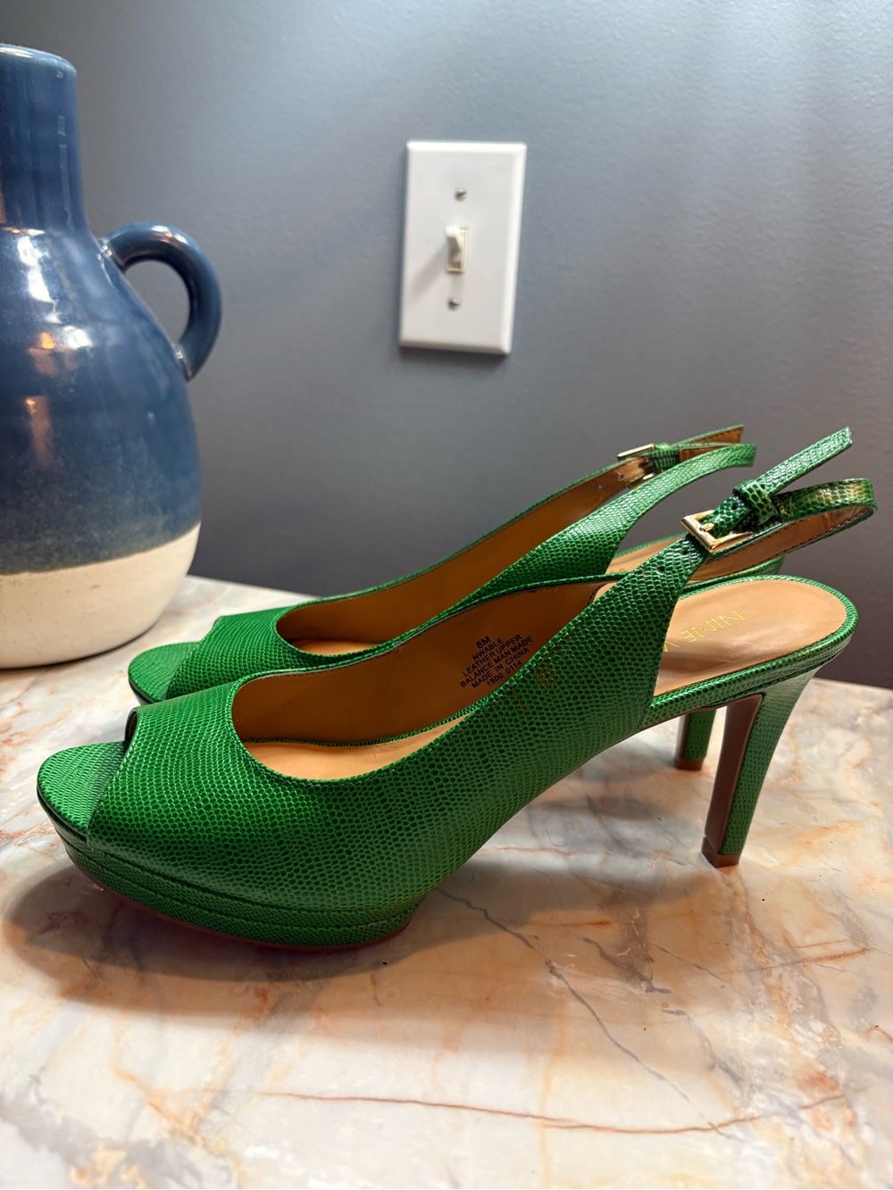 New Nine West Able Hollywood Platform Pumps 8